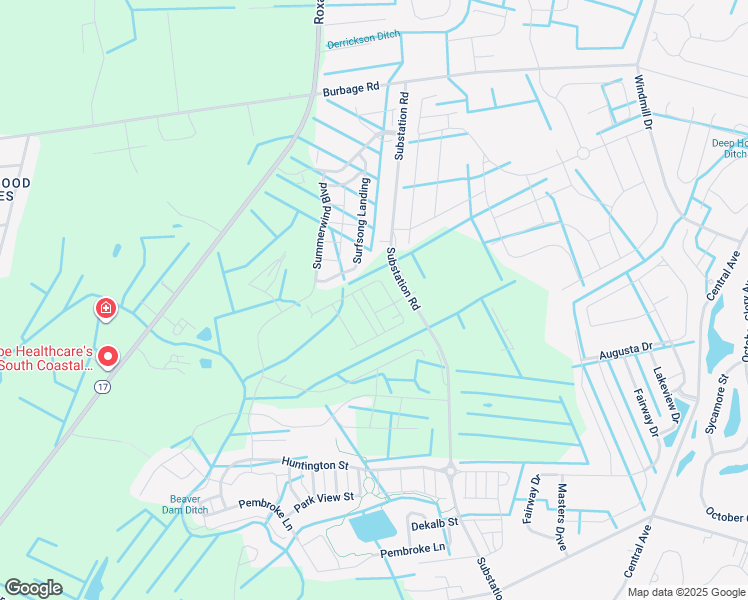 map of restaurants, bars, coffee shops, grocery stores, and more near 23520 Reed Grass Way in Millville