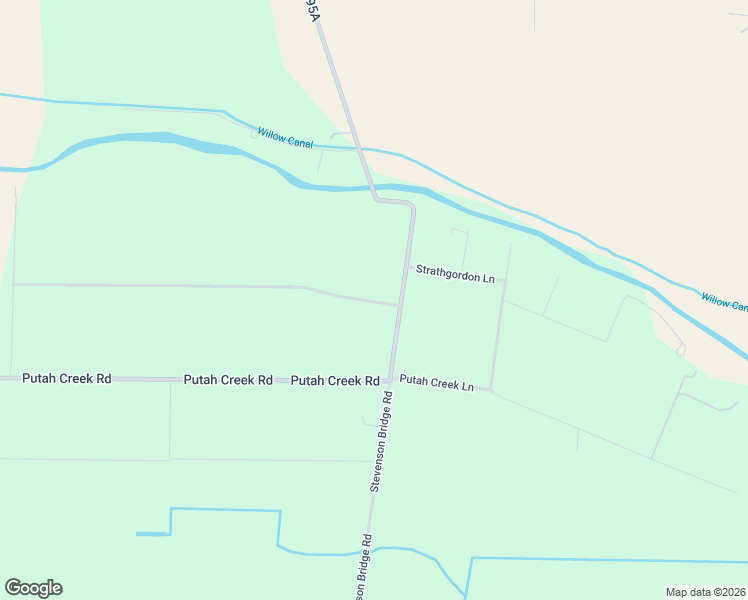 map of restaurants, bars, coffee shops, grocery stores, and more near 9415 Stevenson Bridge Road in Winters