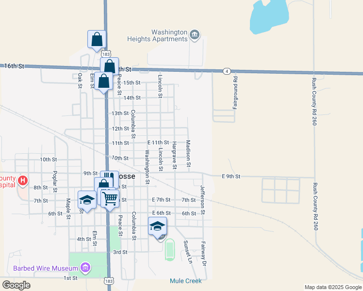 map of restaurants, bars, coffee shops, grocery stores, and more near 615 East 11th Street in La Crosse