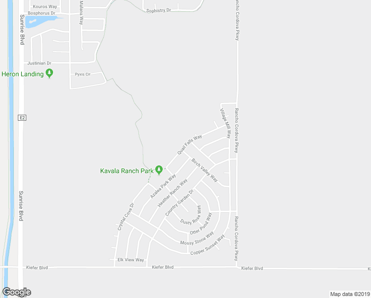 map of restaurants, bars, coffee shops, grocery stores, and more near 4791 Birch Valley Way in Rancho Cordova