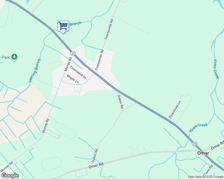 map of restaurants, bars, coffee shops, grocery stores, and more near 30688 Armory Road in Frankford