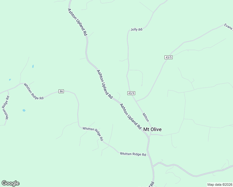 map of restaurants, bars, coffee shops, grocery stores, and more near 2105 Ashton Upland Road in Milton