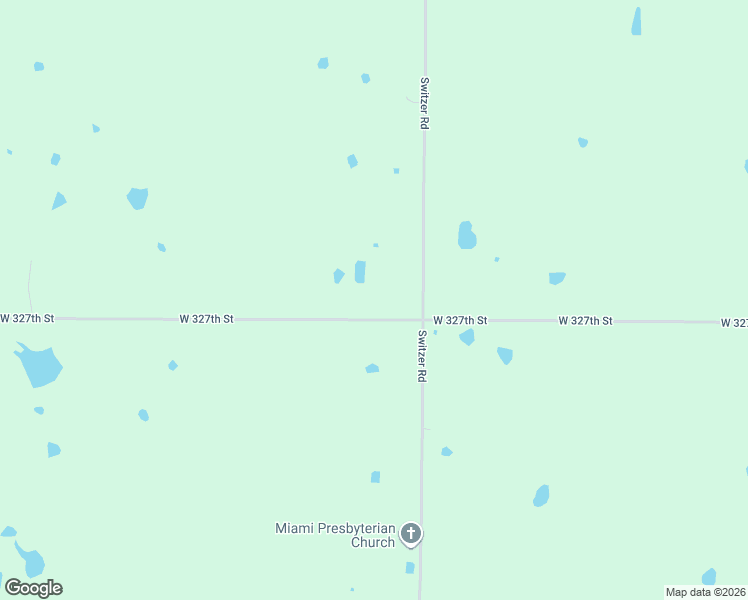 map of restaurants, bars, coffee shops, grocery stores, and more near 10510 West 327th Street in Paola