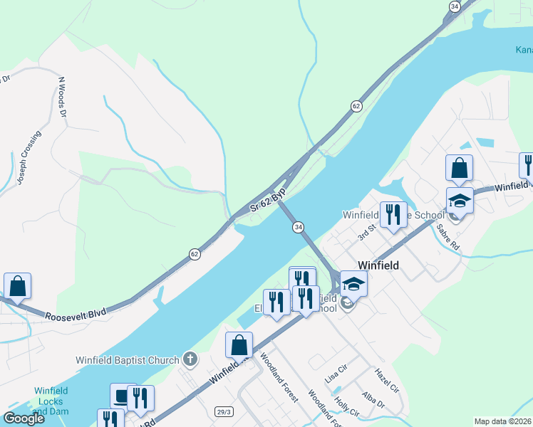 map of restaurants, bars, coffee shops, grocery stores, and more near 96 Whittbury Lane in Red House