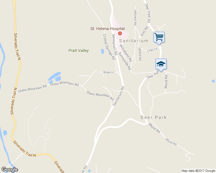 map of restaurants, bars, coffee shops, grocery stores, and more near 454 Elmshaven Road in Saint Helena