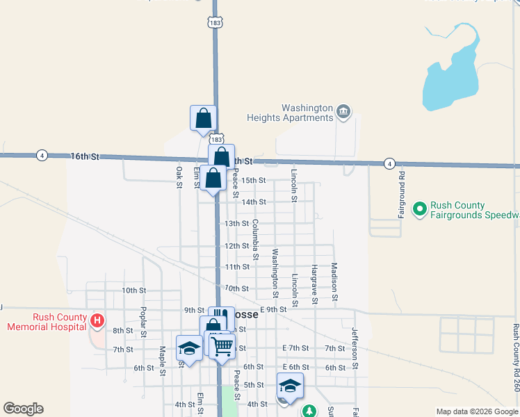 map of restaurants, bars, coffee shops, grocery stores, and more near 1351-1399 Columbia Street in La Crosse