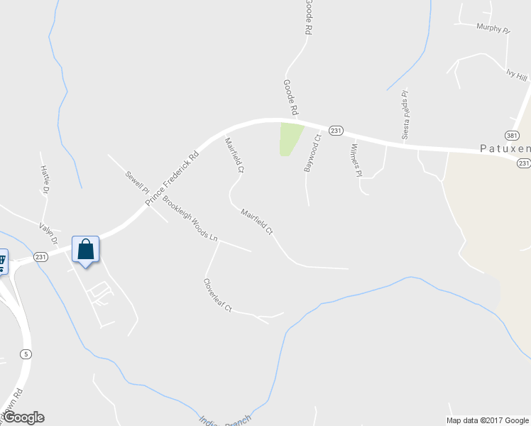 map of restaurants, bars, coffee shops, grocery stores, and more near 6322 Mairfield Court in Hughesville