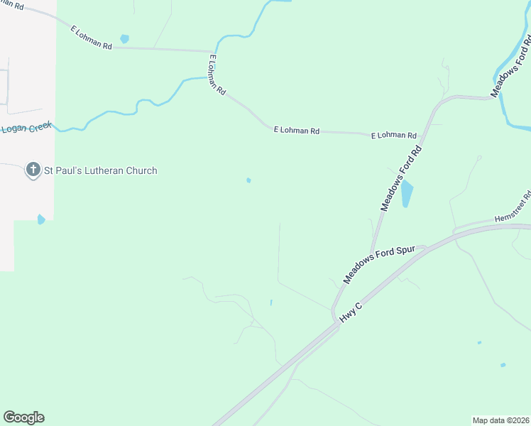 map of restaurants, bars, coffee shops, grocery stores, and more near 3300 Rocky Road in Lohman