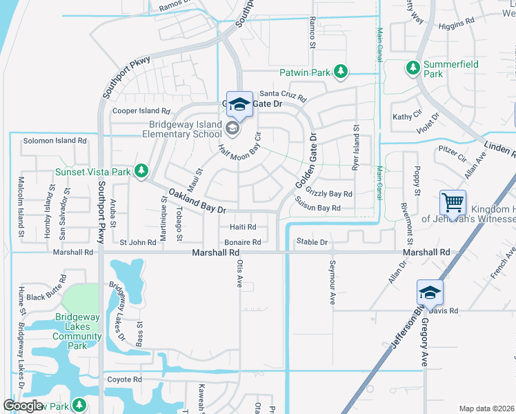 map of restaurants, bars, coffee shops, grocery stores, and more near 3175 Bodega Bay Road in West Sacramento