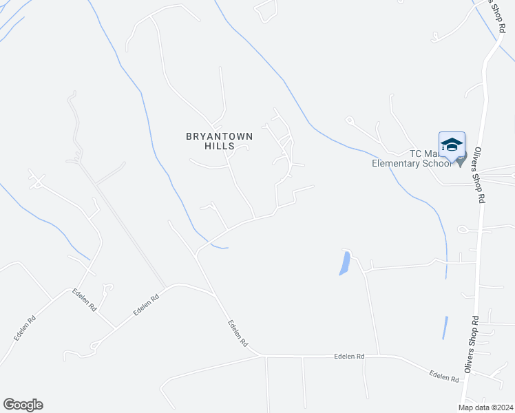 map of restaurants, bars, coffee shops, grocery stores, and more near 13140 Langley Road in Bryantown