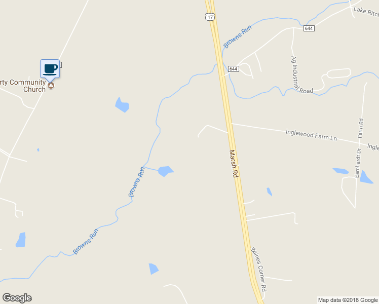 map of restaurants, bars, coffee shops, grocery stores, and more near 12058 Marsh Rd in Bealeton
