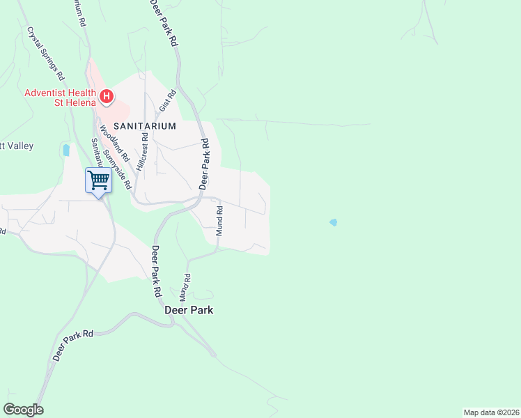 map of restaurants, bars, coffee shops, grocery stores, and more near 748 Sunnyside Road in St. Helena