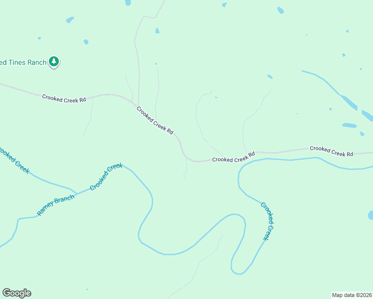 map of restaurants, bars, coffee shops, grocery stores, and more near 2067 Crooked Creek Road in Berry