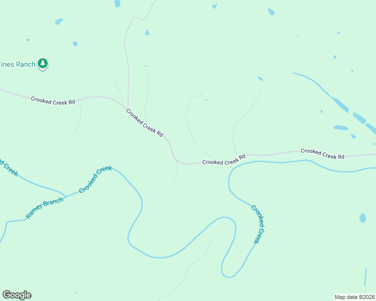 map of restaurants, bars, coffee shops, grocery stores, and more near 2067 Crooked Creek Road in Berry