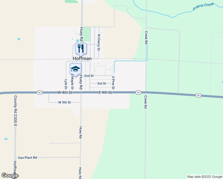 map of restaurants, bars, coffee shops, grocery stores, and more near 218 East 4th Street in Hoffman