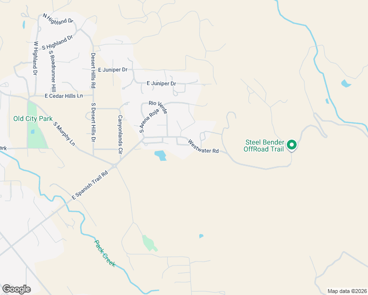 map of restaurants, bars, coffee shops, grocery stores, and more near 3396 La Camino Drive in Moab