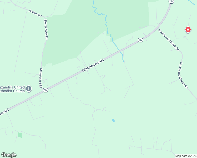 map of restaurants, bars, coffee shops, grocery stores, and more near 3675 Spring Lane in Indian Head