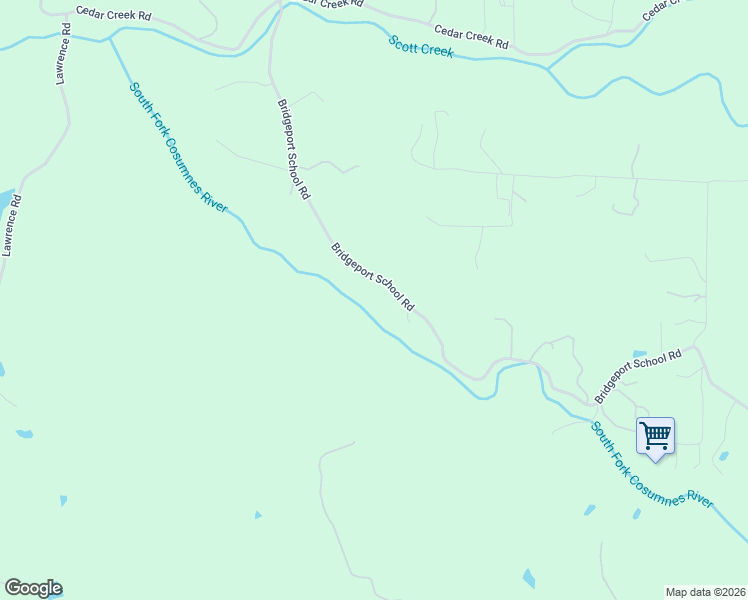 map of restaurants, bars, coffee shops, grocery stores, and more near 3150 Bridgeport School Road in Fiddletown