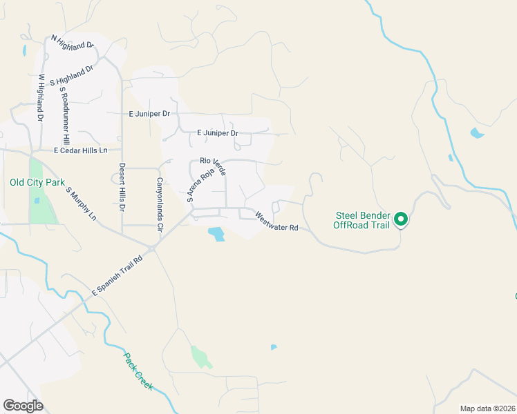 map of restaurants, bars, coffee shops, grocery stores, and more near 3439 Westwater Road in Moab