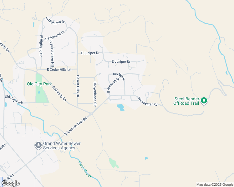 map of restaurants, bars, coffee shops, grocery stores, and more near 3287 Westwater Road in Moab