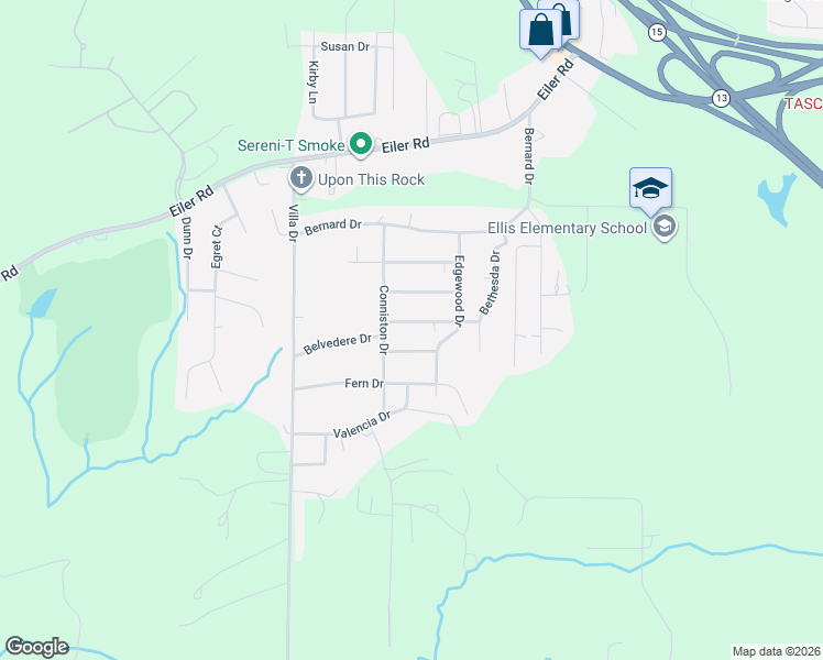 map of restaurants, bars, coffee shops, grocery stores, and more near 537 Belvedere Drive in Belleville