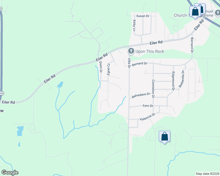 map of restaurants, bars, coffee shops, grocery stores, and more near 956 Blue Heron Court in Belleville