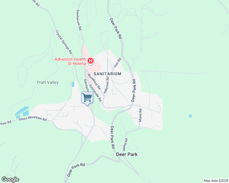 map of restaurants, bars, coffee shops, grocery stores, and more near 8 Upland Road in St. Helena