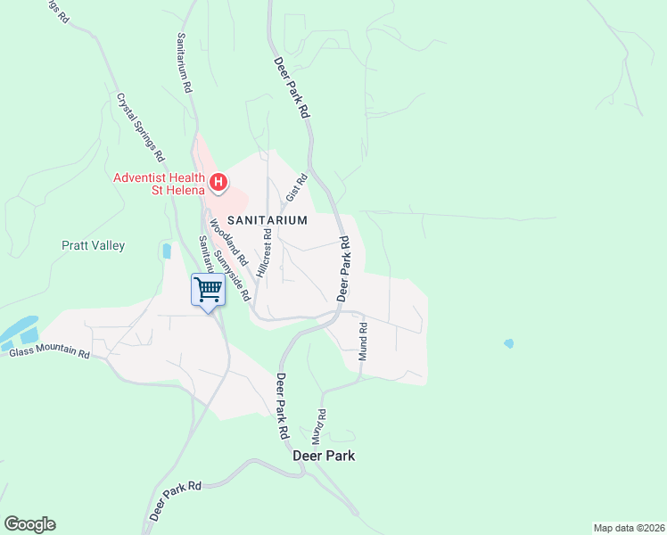 map of restaurants, bars, coffee shops, grocery stores, and more near 660 Deer Park Road in St. Helena