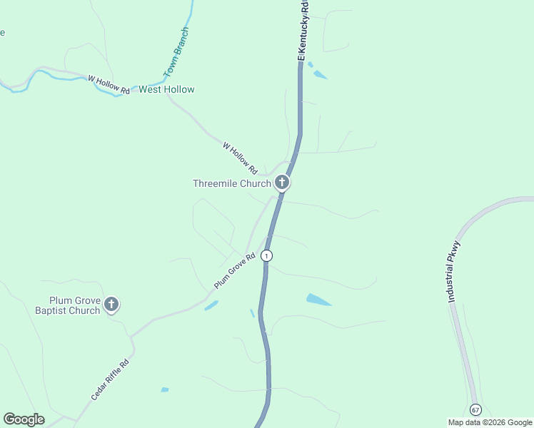 map of restaurants, bars, coffee shops, grocery stores, and more near East Kentucky Road in Greenup