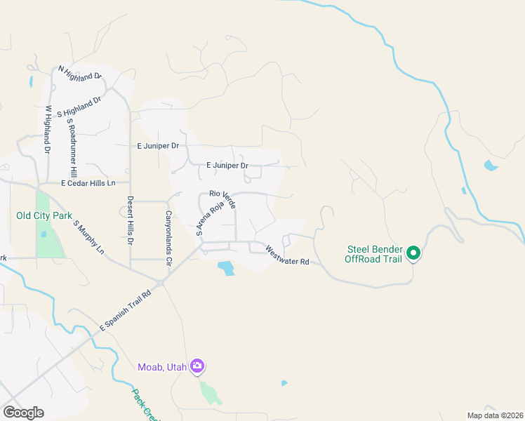 map of restaurants, bars, coffee shops, grocery stores, and more near 2182 Salida Del Sol in Moab