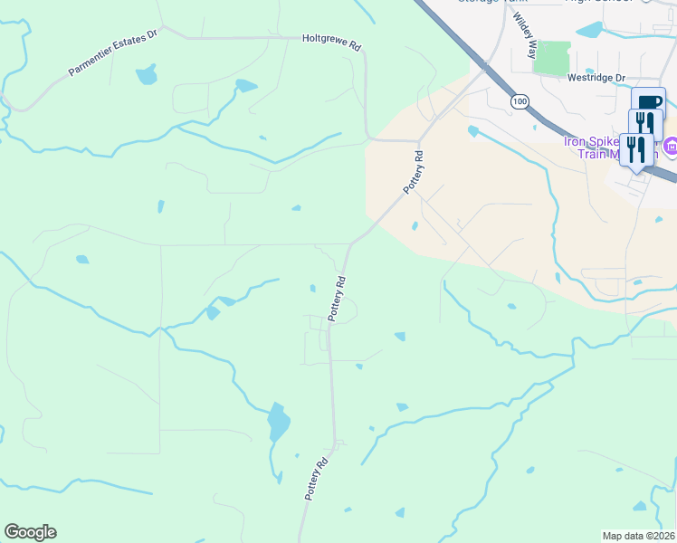 map of restaurants, bars, coffee shops, grocery stores, and more near 204-286 Pottery Road in Washington