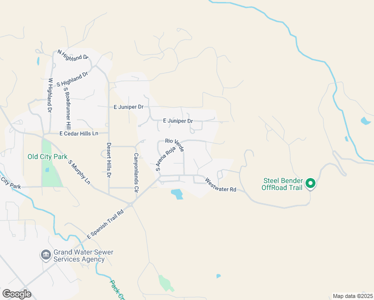 map of restaurants, bars, coffee shops, grocery stores, and more near 2197 Rio Verde in Moab