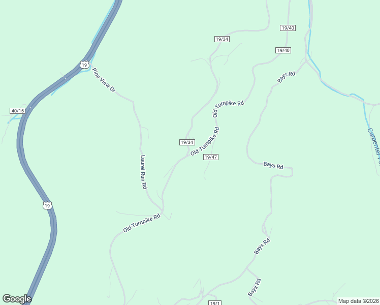 map of restaurants, bars, coffee shops, grocery stores, and more near 10482 County Route 19/34 in Birch River