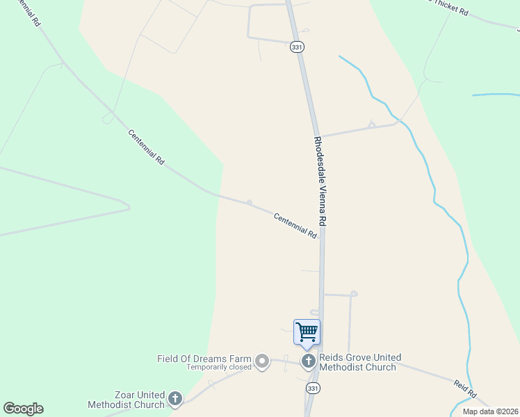 map of restaurants, bars, coffee shops, grocery stores, and more near 4881 Centennial Road in Vienna