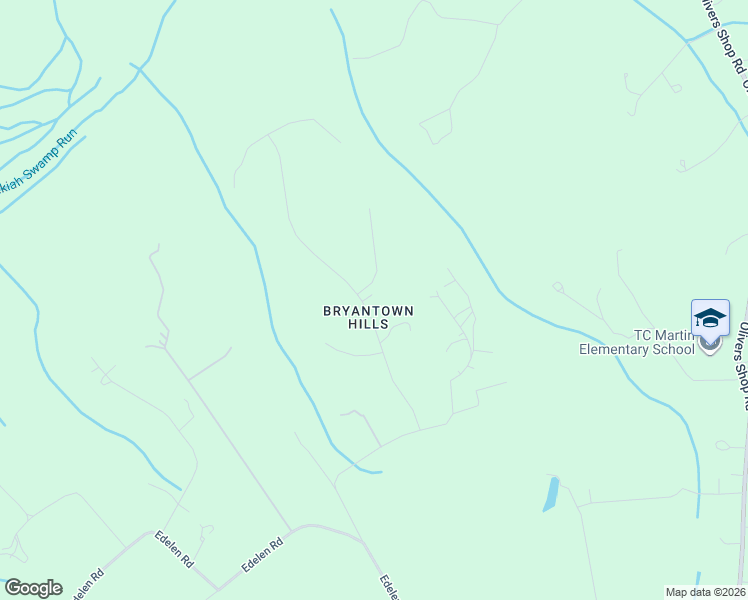 map of restaurants, bars, coffee shops, grocery stores, and more near 6250 Bryantown Drive in Bryantown