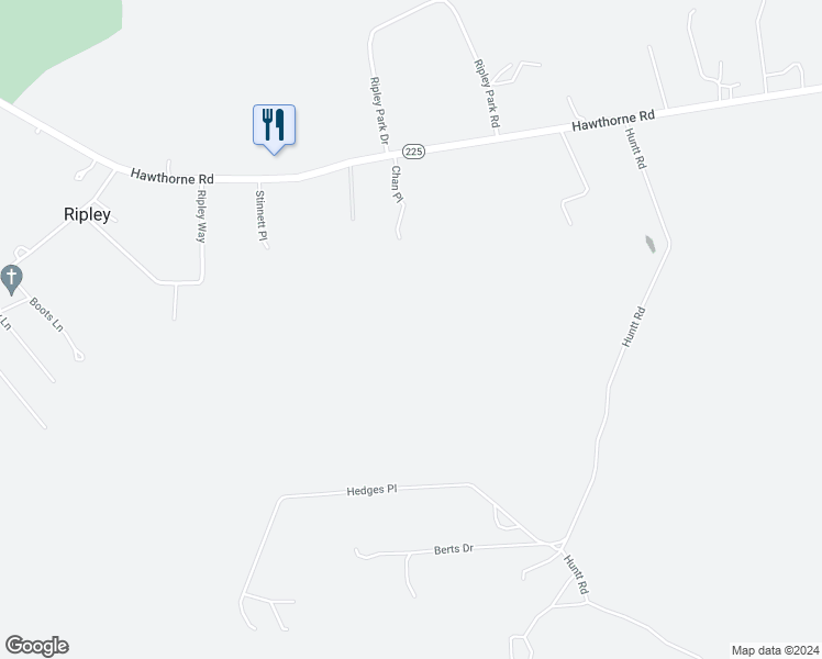 map of restaurants, bars, coffee shops, grocery stores, and more near 6095 Chan Place in La Plata