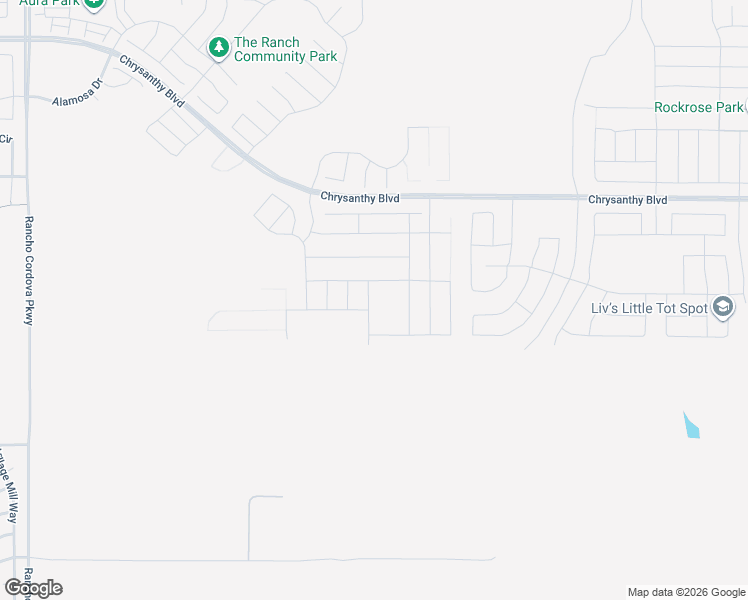 map of restaurants, bars, coffee shops, grocery stores, and more near 4715 Rancho Cordova P in Rancho Cordova