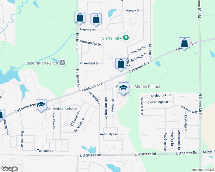 map of restaurants, bars, coffee shops, grocery stores, and more near in Shiloh