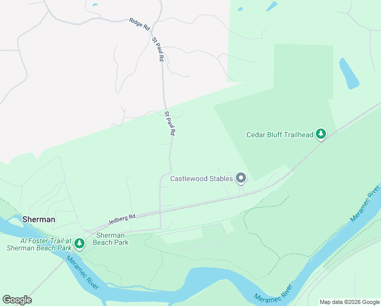 map of restaurants, bars, coffee shops, grocery stores, and more near 15815 Jedberg Lane in Ballwin