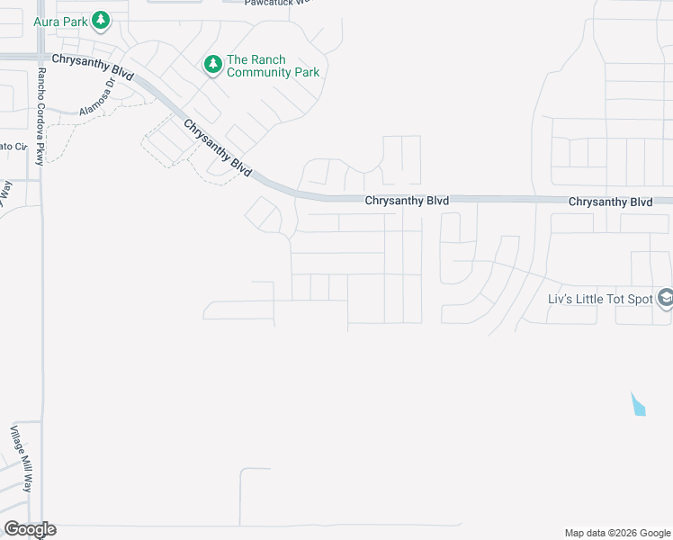map of restaurants, bars, coffee shops, grocery stores, and more near 4715 Rancho Cordova P in Rancho Cordova