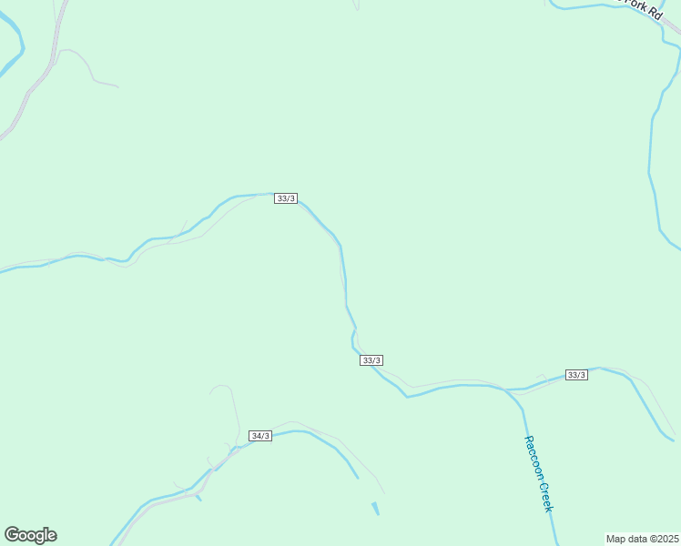 map of restaurants, bars, coffee shops, grocery stores, and more near Coon Creek Road in Kanawha County