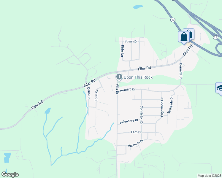 map of restaurants, bars, coffee shops, grocery stores, and more near 41 Villa Drive in Belleville