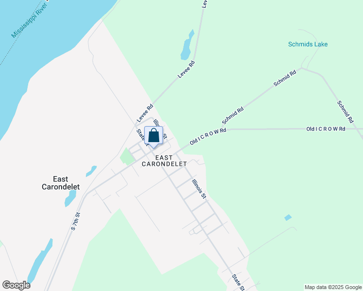 map of restaurants, bars, coffee shops, grocery stores, and more near 209 North 8th Street in St. Clair County