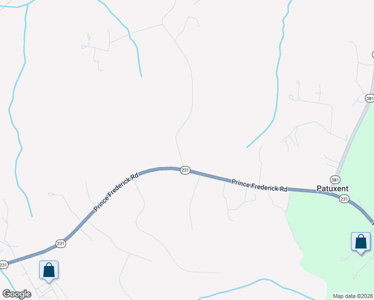 map of restaurants, bars, coffee shops, grocery stores, and more near 6170 Goode Road in Hughesville