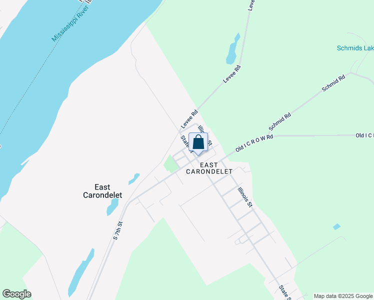 map of restaurants, bars, coffee shops, grocery stores, and more near 607 South 6th Street in St. Clair County