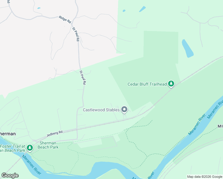 map of restaurants, bars, coffee shops, grocery stores, and more near 15815 Jedberg Lane in Ballwin