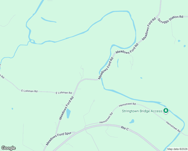 map of restaurants, bars, coffee shops, grocery stores, and more near 3152 Meadows Ford Road in Lohman