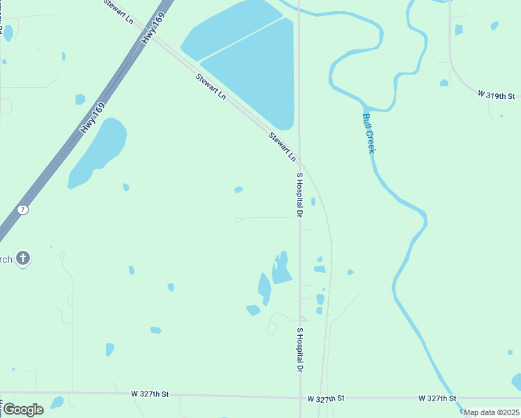 map of restaurants, bars, coffee shops, grocery stores, and more near 32222 South Hospital Drive in Paola