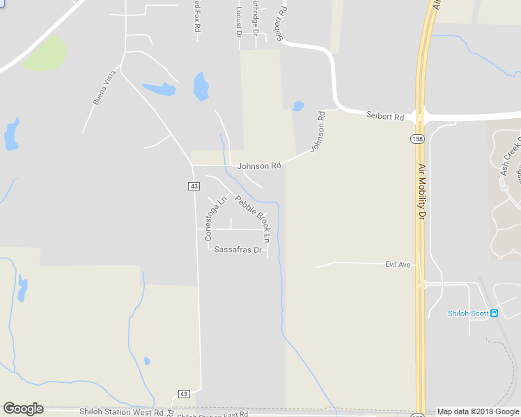 map of restaurants, bars, coffee shops, grocery stores, and more near 560 Pebble Brook Lane in Belleville