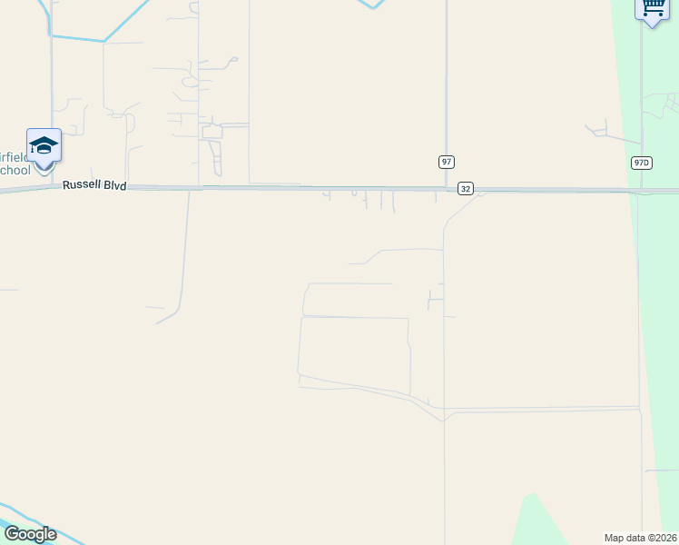 map of restaurants, bars, coffee shops, grocery stores, and more near 27150 Pierce Ranch Road in Davis